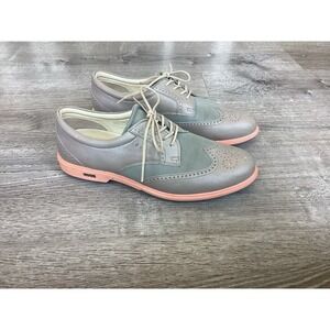 Ecco Womens 39 / 8.5 Hybrid Max Golf Shoes Spikeless Oxford Wingtip Hydromax